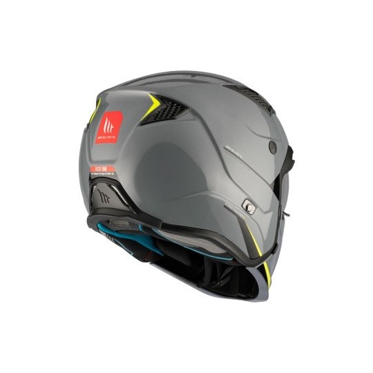 Casque trial MT modulable Streetfighter gris