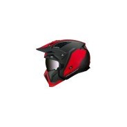 Casque trial MT modulable Streetfighter rouge/noir