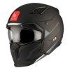 Casque trial MT modulable Streetfighter noir mate
