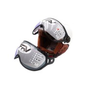 Casque JET FRV blanc brillant