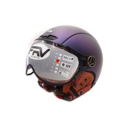 Casque JET FRV bleu mat caméléon