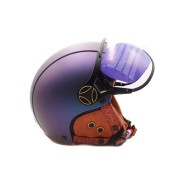 Casque JET FRV bleu mat caméléon