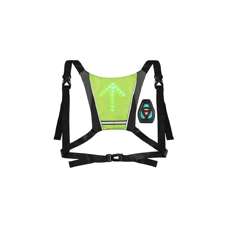 Gilet signalétique avec led directionnelles