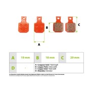 Plaquette de freins Magura MT5 MT7 ceramique