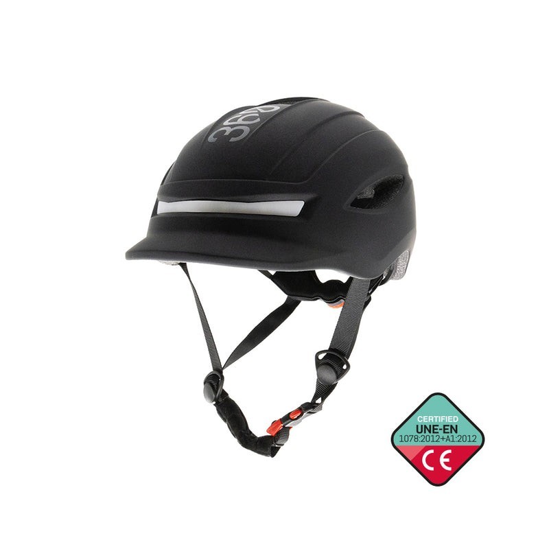 Casque noir avec LED